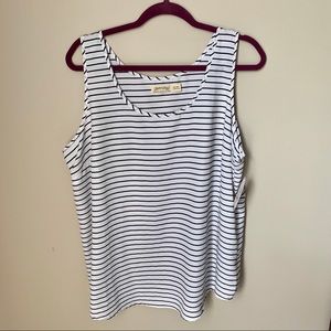 Black & White Striped Tank
